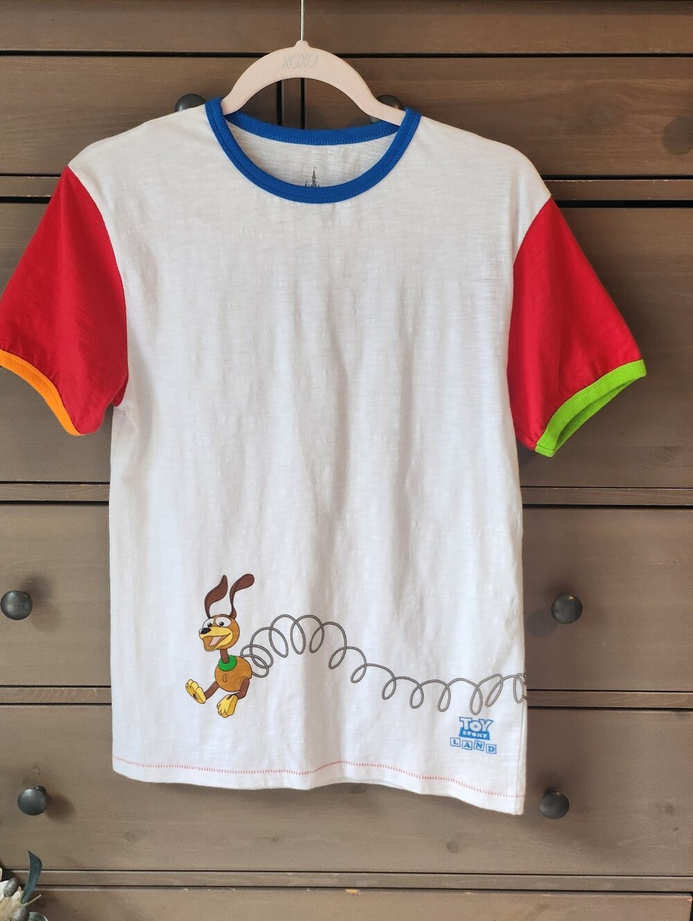 Disney Parks Toy Story Slinky Dog Tee Youth XL  Or Womens XS